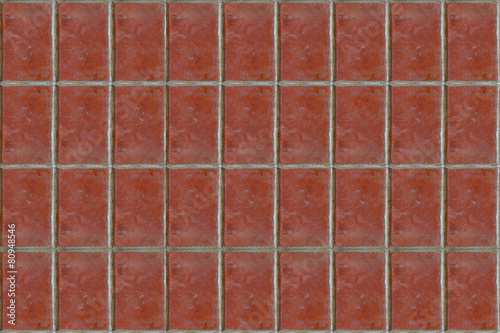 Brick wall red closeup © amornme