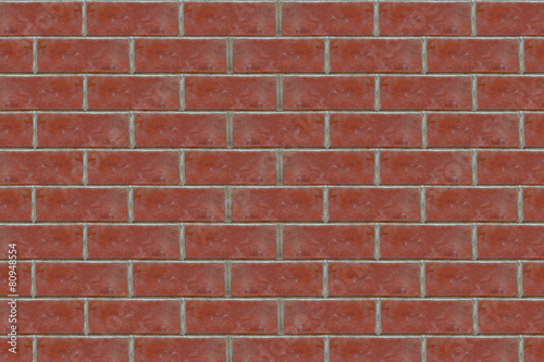 Brick wall red closeup