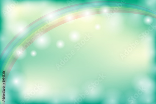 Natural vector background,beautiful rainbow