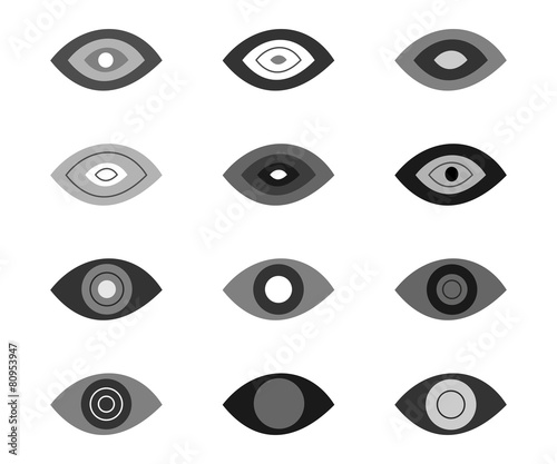 the eyes black