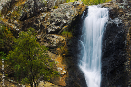 Waterfall in the gold coast hinterlands on the NSW border.