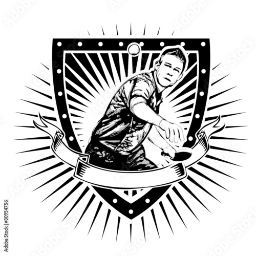 table tennis shield
