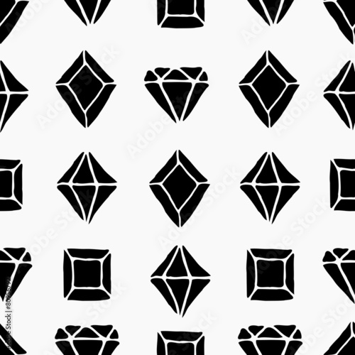 Diamond Shapes Seamless Pattern