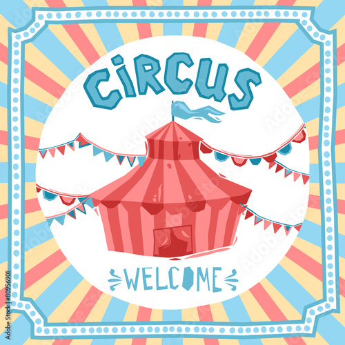 Circus Retro Poster