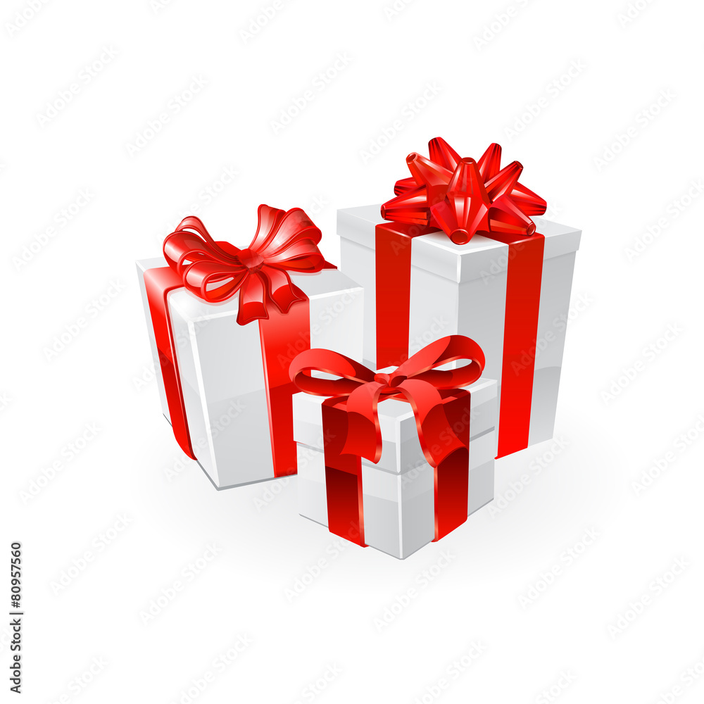 Fototapeta premium Gift boxes. Vector