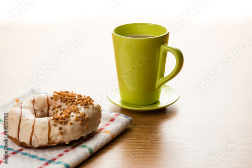 doughnut and coffee