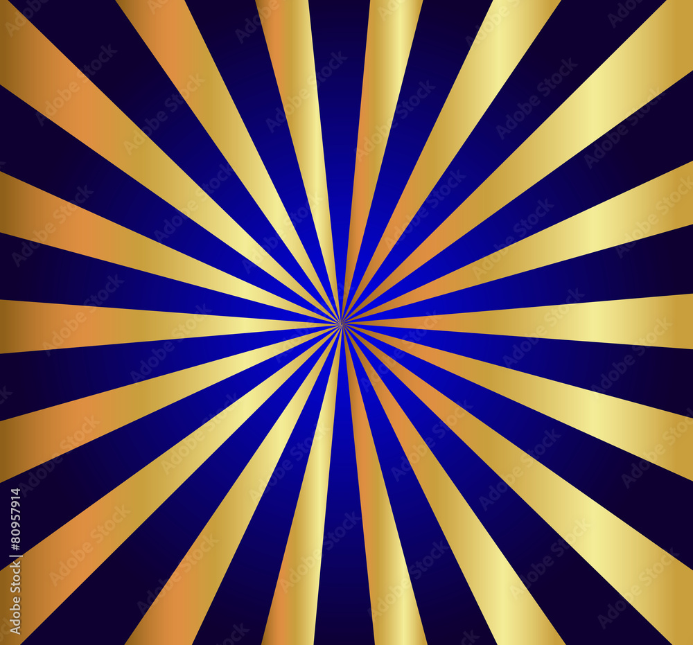 Obraz premium Golden Decor Sunburst
