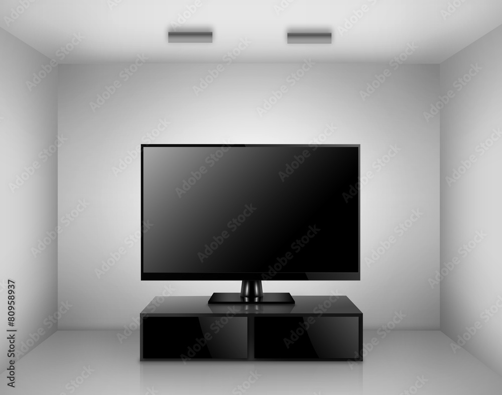 Fototapeta premium High Definition TV in a room