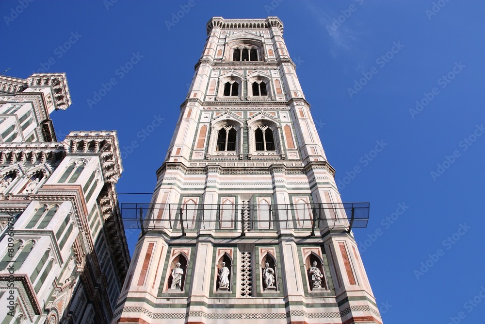 Giotto Campanile. Florence, Tuscany, Italy.
