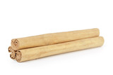 true ceylon cinnamon sticks, isolated