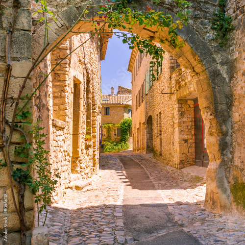 Old town in provence photo