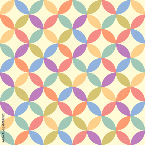 Wallpaper Mural Vector seamless retro pattern Torontodigital.ca