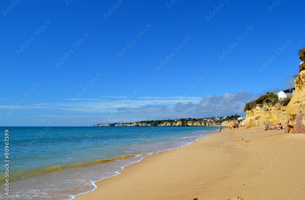 Armacao De Pera Beach on the Algarve