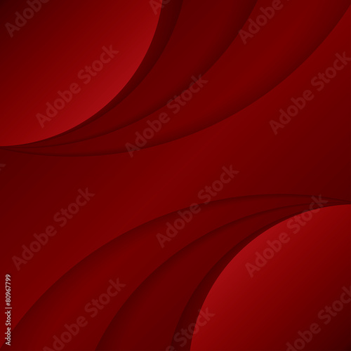 Abstract wavy Red Background.