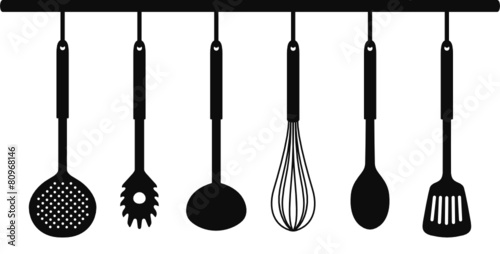 Küchenleiste SIlhouetten
