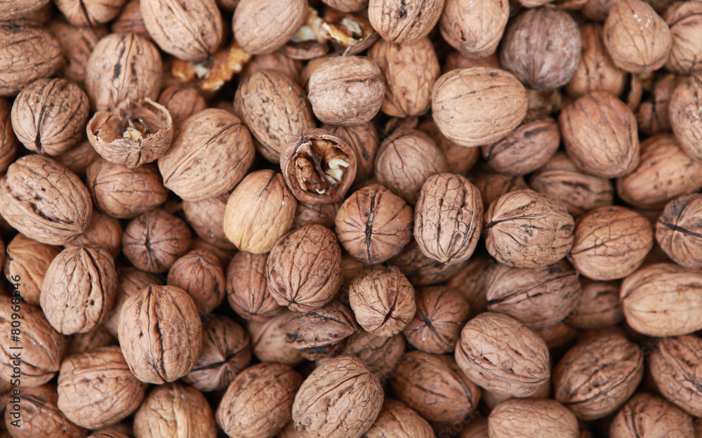 Walnuts.Closeup Walnuts.Closeup