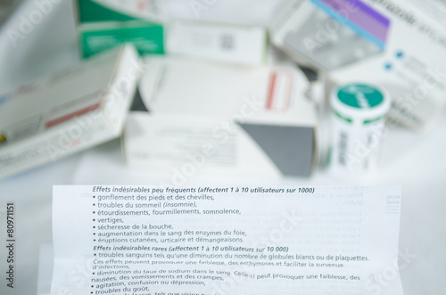 médicaments effets secondaires