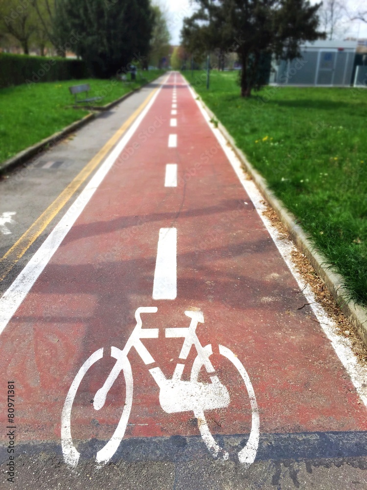 Obraz premium strada ecosostenibile