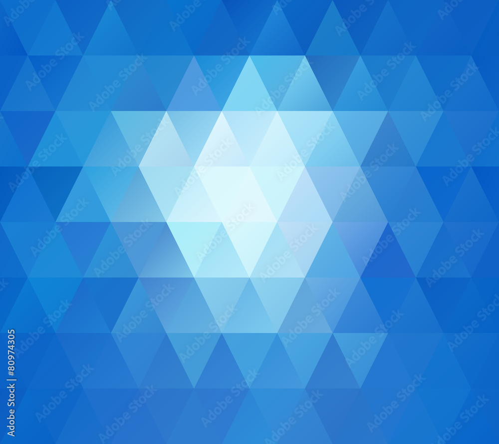 Obraz premium Blue White Mosaic Background, Creative Design Templates
