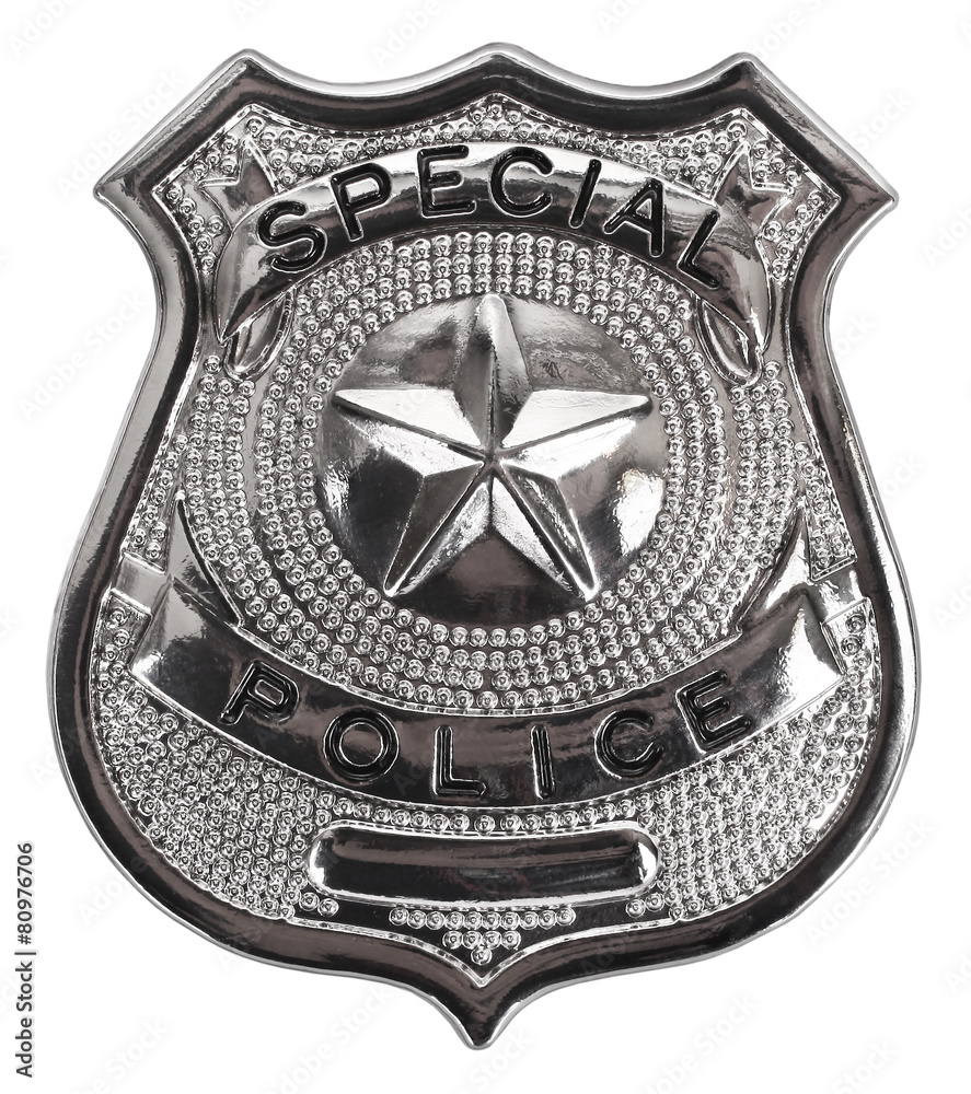 Obraz premium Special police badge