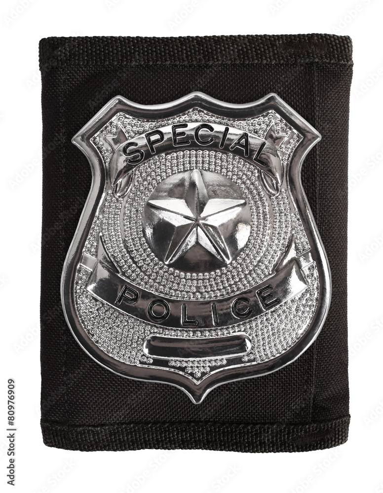 Naklejka premium Special police badge