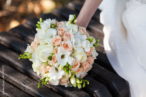 Beautiful wedding bouquet