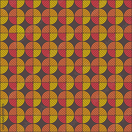 creative round shape classy pattern background vector