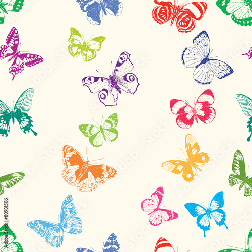 butterflies pattern © Amili