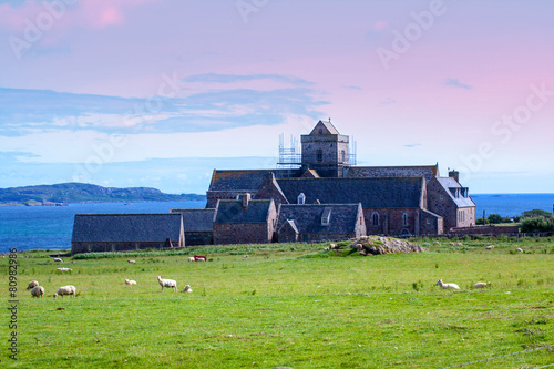 Vászonkép Iona Abbey, Scotland