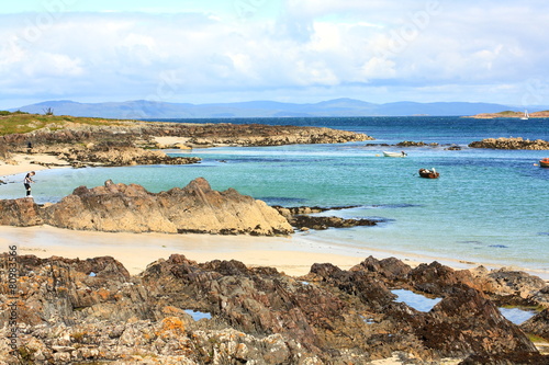 Tableau sur toile Iona, a small island in Scotland