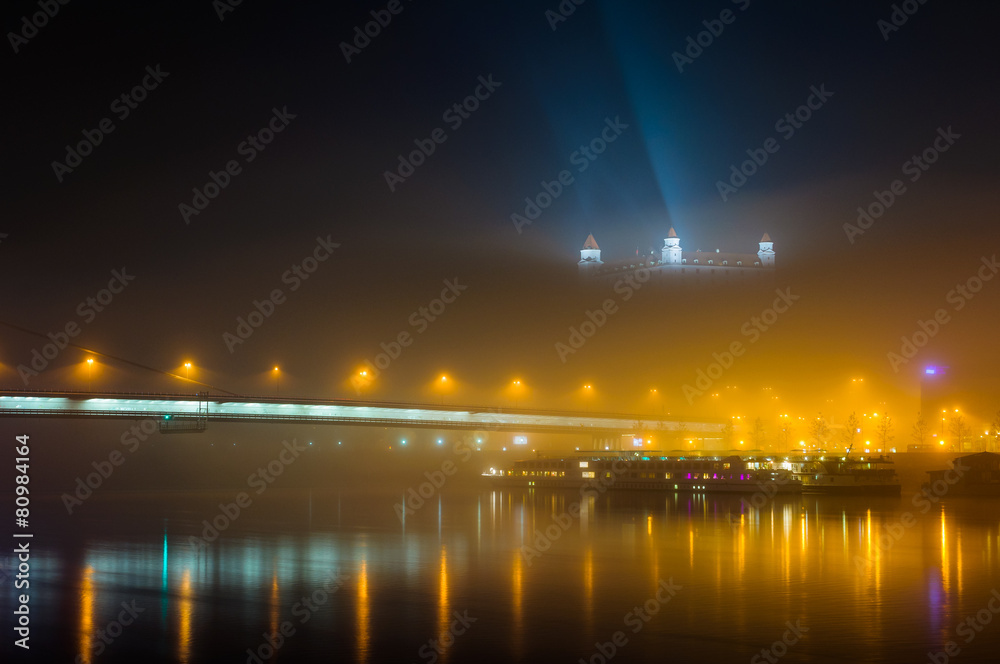 Bratislava in the fog Bratislava in the fog