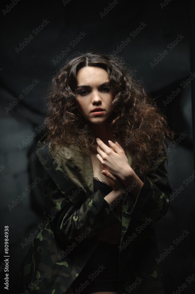 Fototapeta premium shaped picture about the war