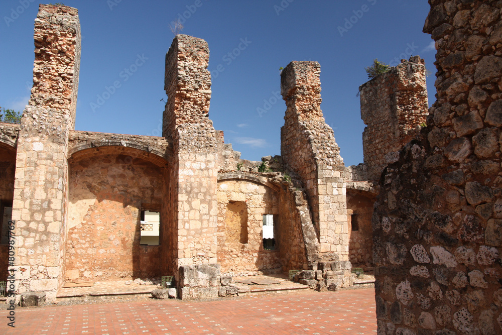 Saint Domingue, Piles de l'hopital San Nicolas de Bari Saint Domingue, Piles de l'hopital San Nicolas de Bari