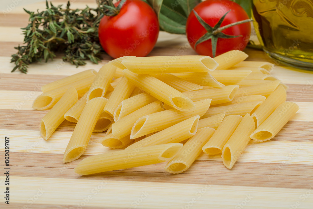 Raw penne