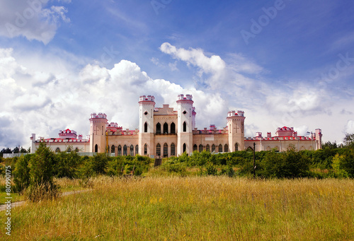Kosava castle, palace,Kossovo, Brest region, Belarus photo