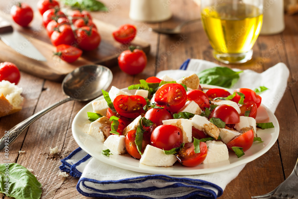 Homemade Healthy Caprese Salad