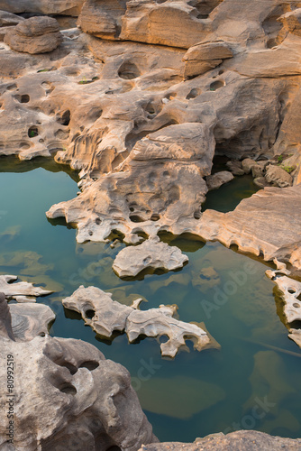 Canyon with the water as a pool photo