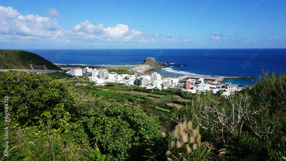 Small town located in Green Island