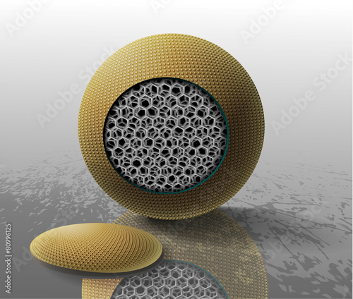 illustlration of abstract background,cut the bal