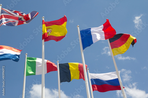 Konstfotografi International Flags
