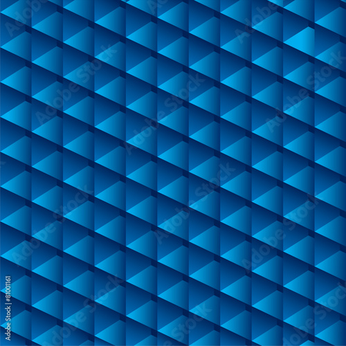 creative triangle blue pattern background vector