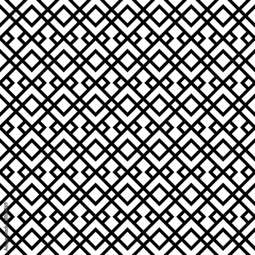 Abstract Art Deco Black & White Light Decor Pattern
