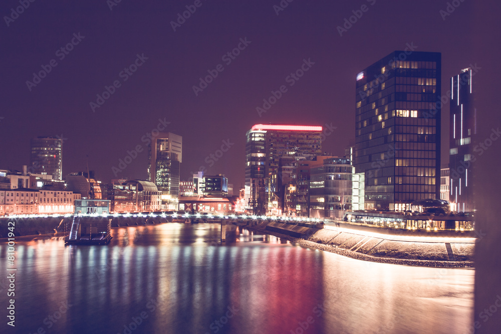 Fototapeta premium Medienhafen Düsseldorf