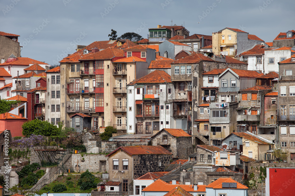 Old Town Houses of Porto in Portugal
