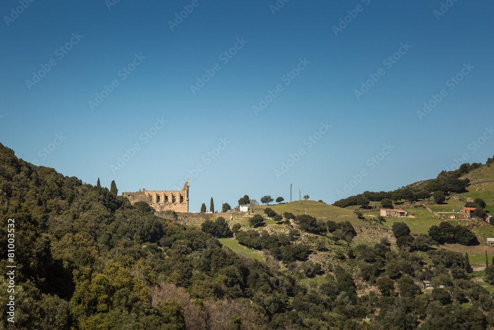The convent of San Francescu near Castifao in Corsica