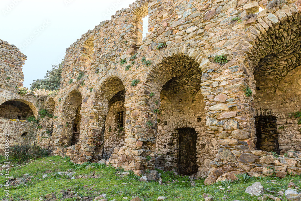 The convent of San Francescu near Castifao in Corsica