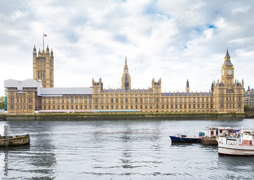 Houses of Parliament in London UK