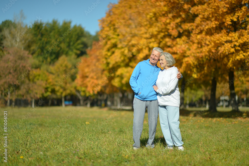 Happy elderly couple Happy elderly couple