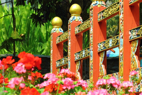 Beautiful flower garden of "royal park rajapruek" of Thailand.