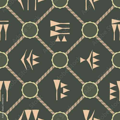 seamless background with cuneiform
